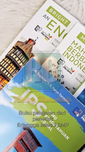 Paket Buku Teks Erlangga Kurikulum Merdeka SMP MTs Kelas 9 – Original Matematika IPA IPS PAI PPKN