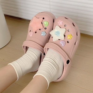 Giày Đế Mềm Đế Mềm Thời Trang Ngoài Trời Cho Nữ Giày Đi Biển Mùa Hè Giày Lười Đế EVA Giày Đế Mềm Mùa Hè Phong Cách Ngọt Ngào