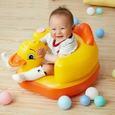 Ghế hơi tập ngồi mẫu vịt dễ thương cho bé