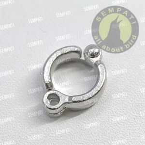 SEMPATI Ring Borgol Ring Kaki Burung 10 Mm 10mm Gelang Cincin Stainless Steel Import Training Latih Kakatua Medium Beo Bayan Grey Parrot Kecil RCS10MM