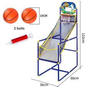 CONUSEA | Kids Sports Toy Basketball Hoop Shooting Machine with Balls Air Pump Indoor Outdoor Arcade Games Set Training for Boys Girls