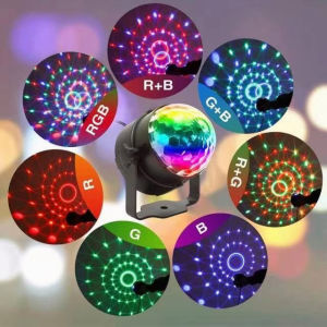 LED mini crystal magic ball USB Party Lights with Remote Control Dj Lighting RGB Disco Ball Strobe Lamp 7 Modes sound activated