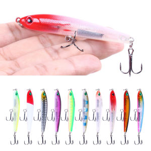 7.5cm 9g Sinking Pencil Lure Minnow Jerkbait Fishing Wobber Bait  Long Shot Trolling Swimbait Saltwater Pesca Pike Carp Fishing