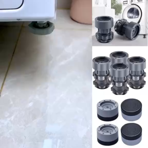 Chân Đế Chống Rung Máy Giặt Tủ Lạnh – Bộ 4 Cái – Tăng Giảm Chiều Cao Cao Su Chống Trượt Giảm Ồn