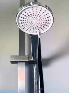 ฝักบัวอาบน้ําแรงดันสูง ฝักบัวเพิ่มแรงดันน้ำ แผงขนาดใหญ่ ปรับน้ำได้ 5 รูปแบบ