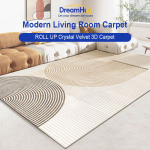 DreamHug Carpet Crystal Modern Velvet Carpet 3D Floor Mat Carpet Coffee Table Blanket Sofa Bedroom Floor