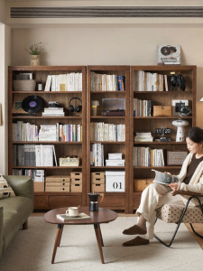YUANSHI YUANSU | Simplicity Storage Oak Bookcase