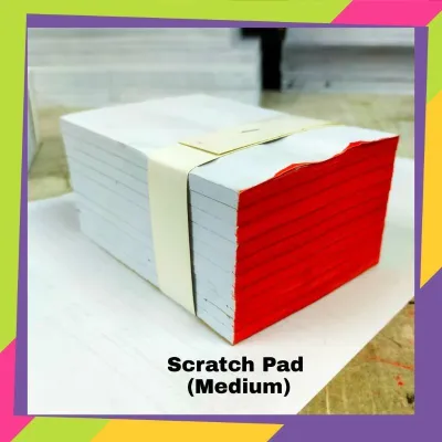 Blank Receipt - Scratch Pad Medium (10 PADS/bundle) - 70 GSM