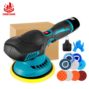 150MM 12V Cordless Car Polisher 6-Gears 6000RPM Car Polishing Machine Electric Cars Polish Machines Adjustment Speeds Power Tool