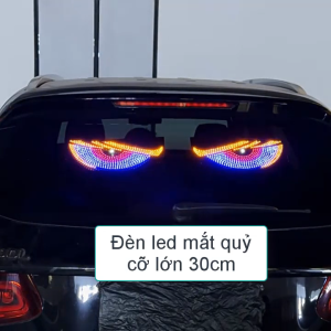 Đèn led hình mắt quỷ cỡ lớn 30cm trang trí xe khách tải SUV Container rất đẹp và độc đáo