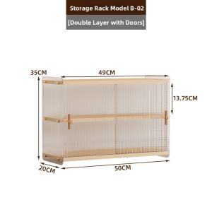 TULANGMAO | Dustproof Multi-functional Storage Rack Multiple Layers