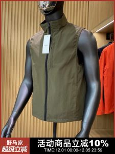 Designer Mens Casual Windproof Vest New Autumn Fashionable Functional Style Zipper Decoration Nylon Fabric Breathable Youth Popular