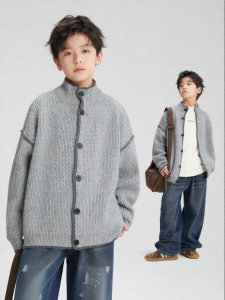 zosee | Áo Cardigan Knit Dày Mới cho Bé Trai 2026