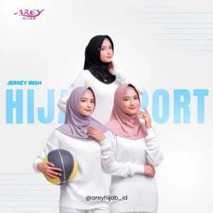 Hijab Instan Sport Jersey Irish By Arey