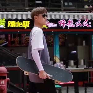 Găng Tay Chống Nắng Xỏ Ngón Cặp ống tay áo bằng lụa băng chống nắng siêu tốt dành cho Nam Nữ