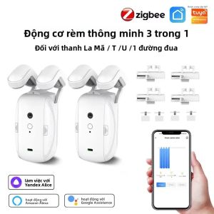 Tuya Zigbee Động Cơ Rèm Thông Minh Điện Tự Động Rèm Dạng Thanh La Mã Robot Ứng Dụng Điều Khiển Bằng Giọng Nói Tương Thích Với Alexa Google Home