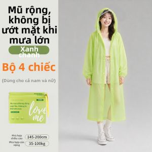 HIHUCUN | Áo Mưa Dài Chống Thấm Nước Bền Đẹp Tiện Lợi