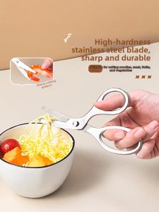 REYOSAP | Portable 304L Stainless Steel Meat Cutting Scissors