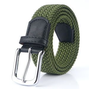 BURRA | Mens Elastic Pin Buckle Canvas Belt