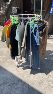 NO DRILL WONDER Hex Foldable Rack Balcony Dry Upgrade Dorm Quilt Rod Heavy Space Pro Organizer Rod System