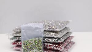 Flatback Non Hotfix Rhinestones Blue Type Crystal Glass Strass Glue on Diamond Stones DIY Accessories for Nail Art Wedding Dress