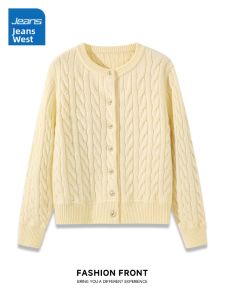 Jeanswest | Áo Cardigan Len Kiểu Mới Phong Cách Học Đường