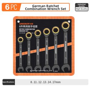 GREENER | Industrial Grade Quick Release Dual Purpose Ratchet Wrench 10mm