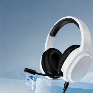 Lenovo | Wired Over-Ear Headphones HD Audio Quality Dual 3.5mm Jack Microphone