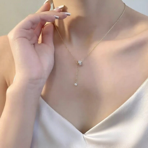 DODO.GOGO | DODOGOGO Womens Necklace 2024 New Style High-End Sensation  out Fashion Jewelry Accessories Alloy Embedded Artificial Gem