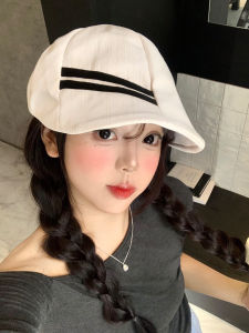 BAOYINFEI | Breathable Fashion Summer Big Head Size Flattering Visored Beret Hat