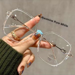 Tongyun | Vintage Large Frame Square Round Face Slimming HD Anti-Blue Light Anti-Radiation Anti-Fatigue Glasses for Presbyopia