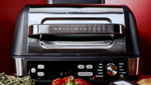KITH GrillMaster Grill with Air Fryer & Steam | Electric Indoor | Detachable 90° Lid | 10 Menu | MGM-IG-SB1