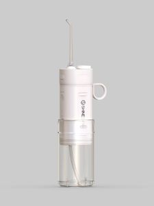 ShineSense Water Flosser Portable Oral Irrigator Power Dental Flosser with USB Rechargeable 3 Modes 6 Nozzles for Teeth Cleaning Dental Braces Care