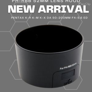 Lens Hood PH-RBB 52mm For PENTAX K-r K-m K-x DA 50-200mm F4-5.6 ED