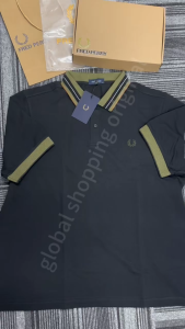 [Original] FRED PERRY Men Polo Shirt Classic Lapel Casual Polo Shirt Kemeja Polo Lelaki FP