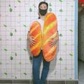GỐI ÔM HÌNH BÁNH MÌ DỄ THƯƠNG GỐI ÔM NGỦ AN TOÀN CHO BÉ ẢNH THẬT. 