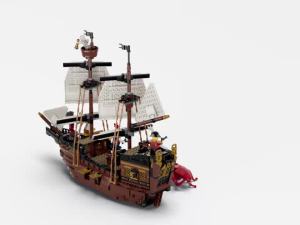 LEGO Creator 3 in 1 31387 Iconic Pirate Ship (1074 Pieces)