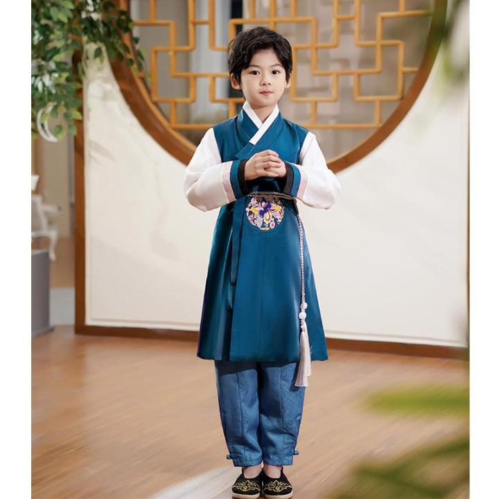 Hanbok Boys Minority Costume Fresh Ethnic Costume Korean Costume