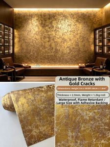 ZHIBA | Artistic Metallic Self-Adhesive Wall Panel