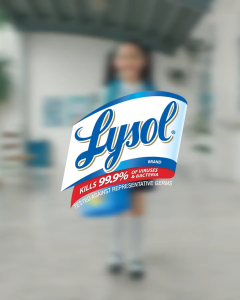 Lysol Antibacterial Disinfectant Spray Cleaner Fresh Blossoms 170 G