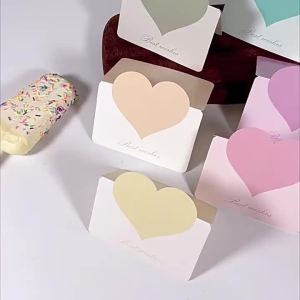 Creative Wings Love Greeting Message Teachers Day Mid-Autumn Festival Blessing Card Lover Holiday Greeting Card with Envelope