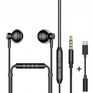ZILAIXIU | Wired Singing Microphone Headphones With Built-in Sound Card Full Mobile Phone Compatibility