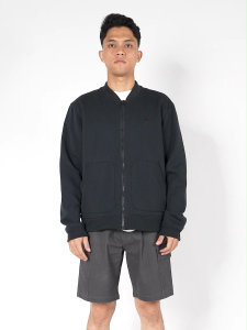 Greenlight Essential Jaket Bomber Pria Regular Fit Fleece Armagan HP-CG010225