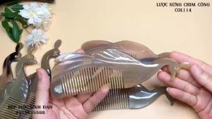 [FREESHIP MAX]Lược sừng Công khía hàng xuất khẩu cao cấp [COL114] Size 20cm to dày đẹp