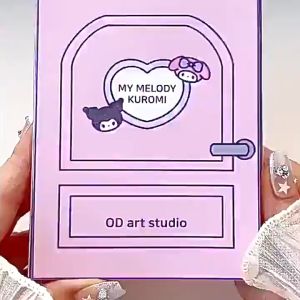 Sanrio Quiet Book Kawaii Cut Free DIY Decompression Handmade Toys for Kids Birthday Festivals Gifts