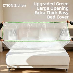 ZTION | Dustproof Bed Cover Large and Thick Disposable Plastic