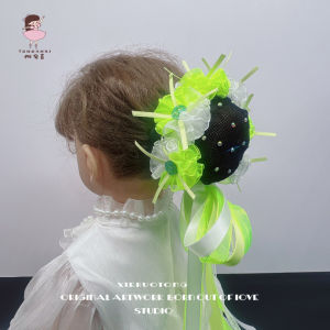 Mint Ballet Hairband Womens Hair Accessories Small Flower Dance Class Competition Headwear for Children And Adults