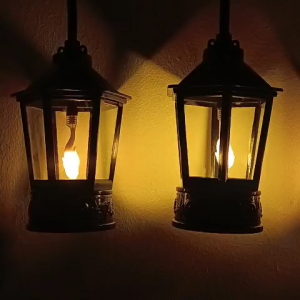 Lampu Dekorasi Unik Lentera Jadul LED Gantung Isi 10 Lampu 5 Meter Cahaya Warm White untuk Taman & Café