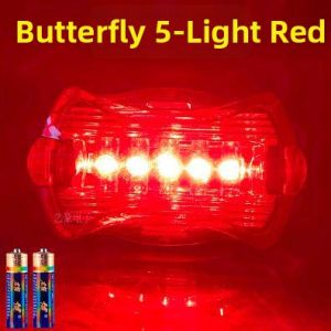 Red Blue Flashing Shoulder Light Waterproof Rechargeable