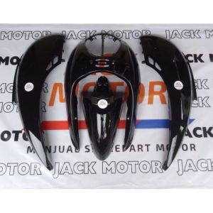 cover fullset body halus Honda Scoopy karbu biru thn 2010 2011 2012